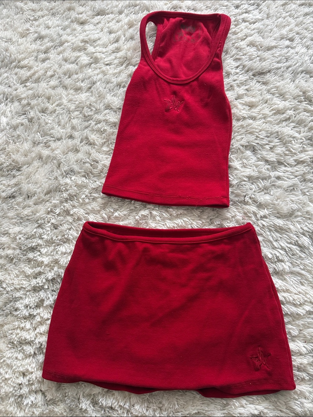 Revive Red Women’s tank & Mini Skirt – Classic Casual